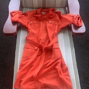 Trendy Dress Barn Cargo Belted Dress